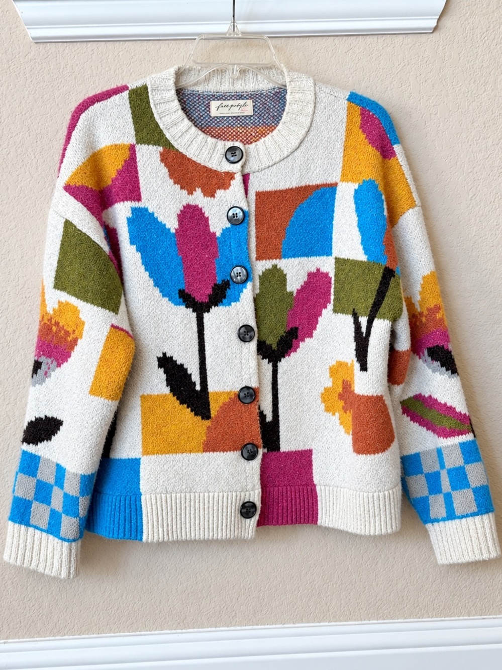Free People Tulip Whirl Cardigan Size M - Picture 6 of 10